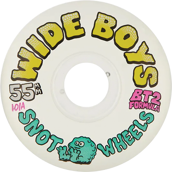 Snot Wheels Wide Boys 55mm 101A Clear Yellow
