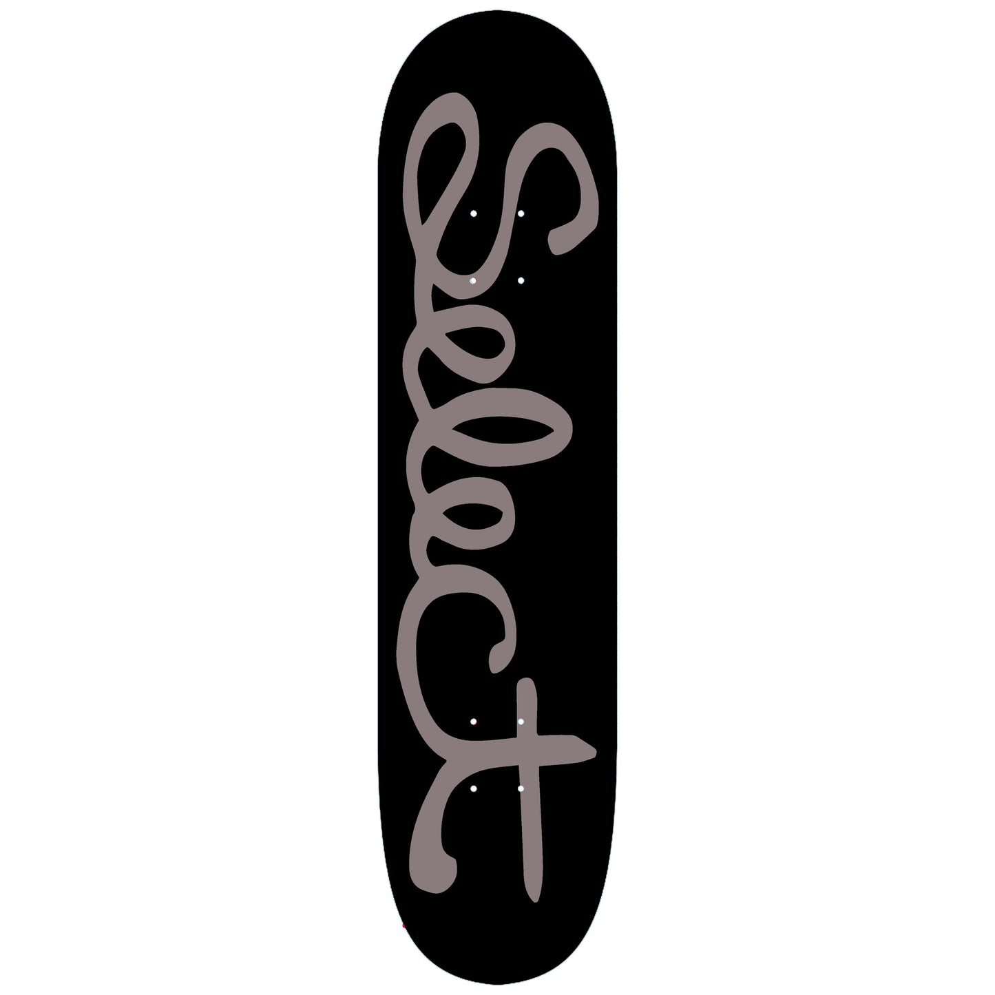 Select Skateboard Deck Classic Script Black
