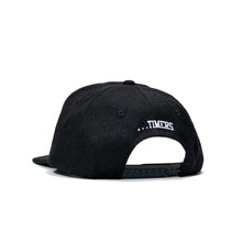 Load image into Gallery viewer, ALLTIMERS ALL CAP HAT BLACK SELECT SKATE SHOP HOUSTON TEXAS SLCTH.SHOP NEAR ME ALL*...timers   Embroidered   One size fits all snapback 