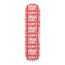 Load image into Gallery viewer, ALLTIMERS ATLANTIC AVE SKATEBOARD DECK RED SELECT SKATE SHOP HOUSTON TEXAS SLCTH.SHOP NEAR ME 8&quot; - 14.25 Wheelbase