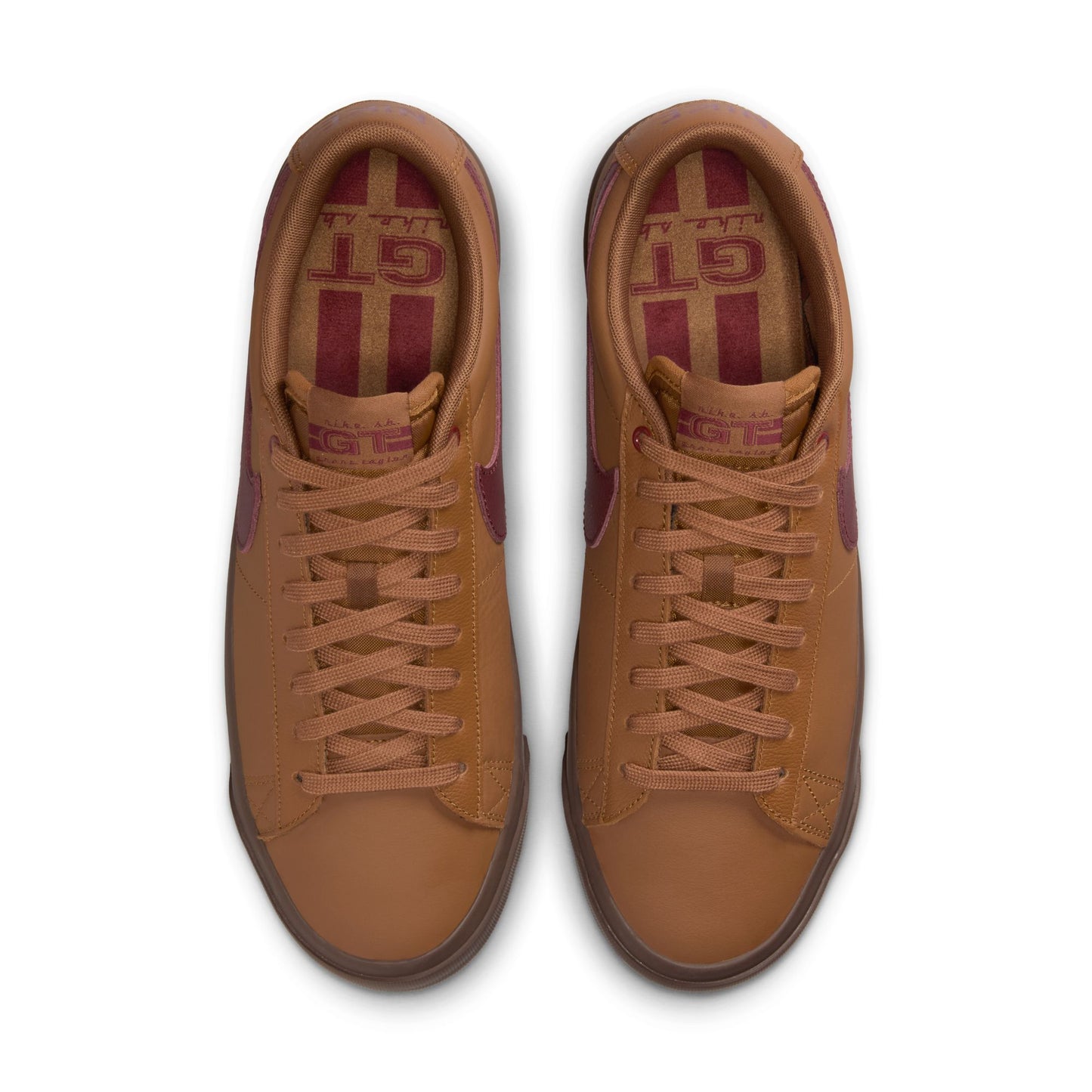 Nike SB Zoom Blazer Low Pro GT Light British Tan Dark Team Red Shoes