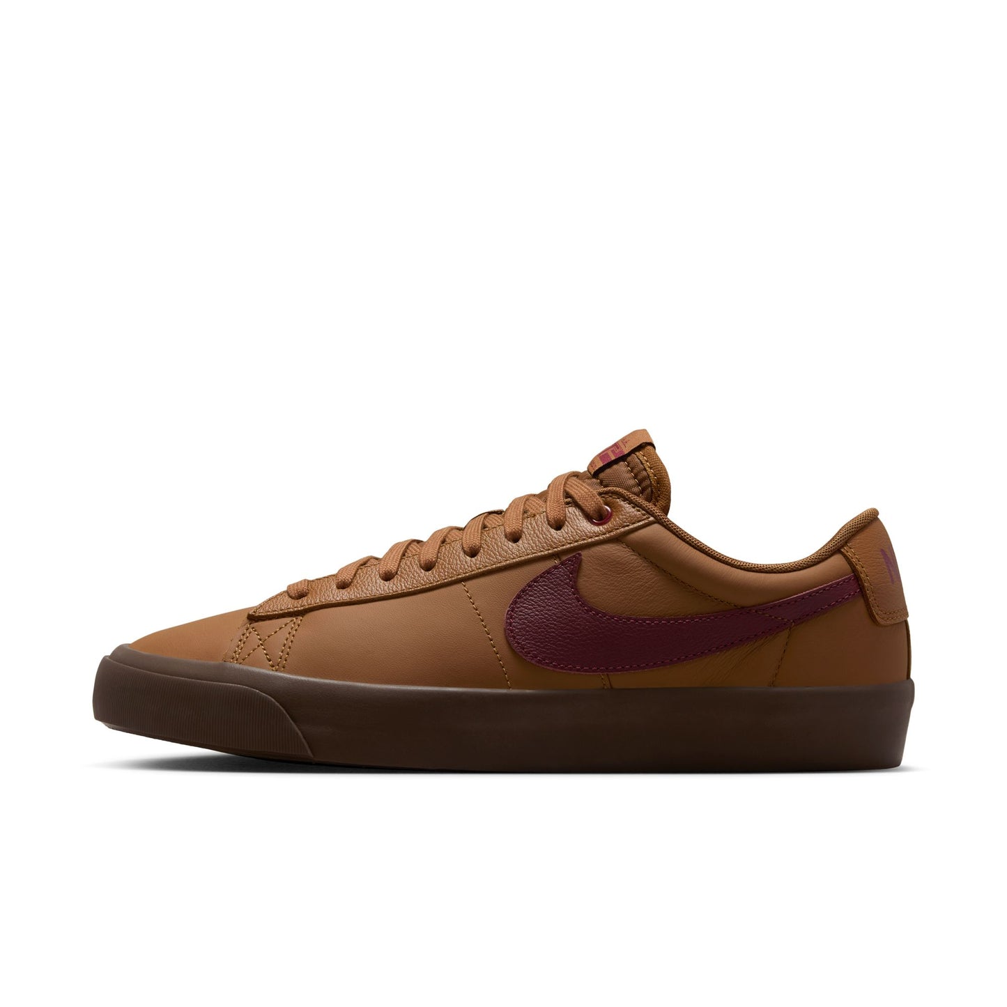 Nike SB Zoom Blazer Low Pro GT Light British Tan Dark Team Red Shoes