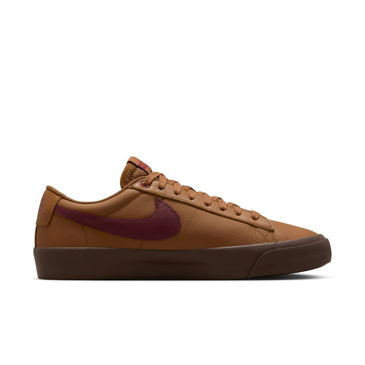 Nike SB Zoom Blazer Low Pro GT Light British Tan Dark Team Red Shoes