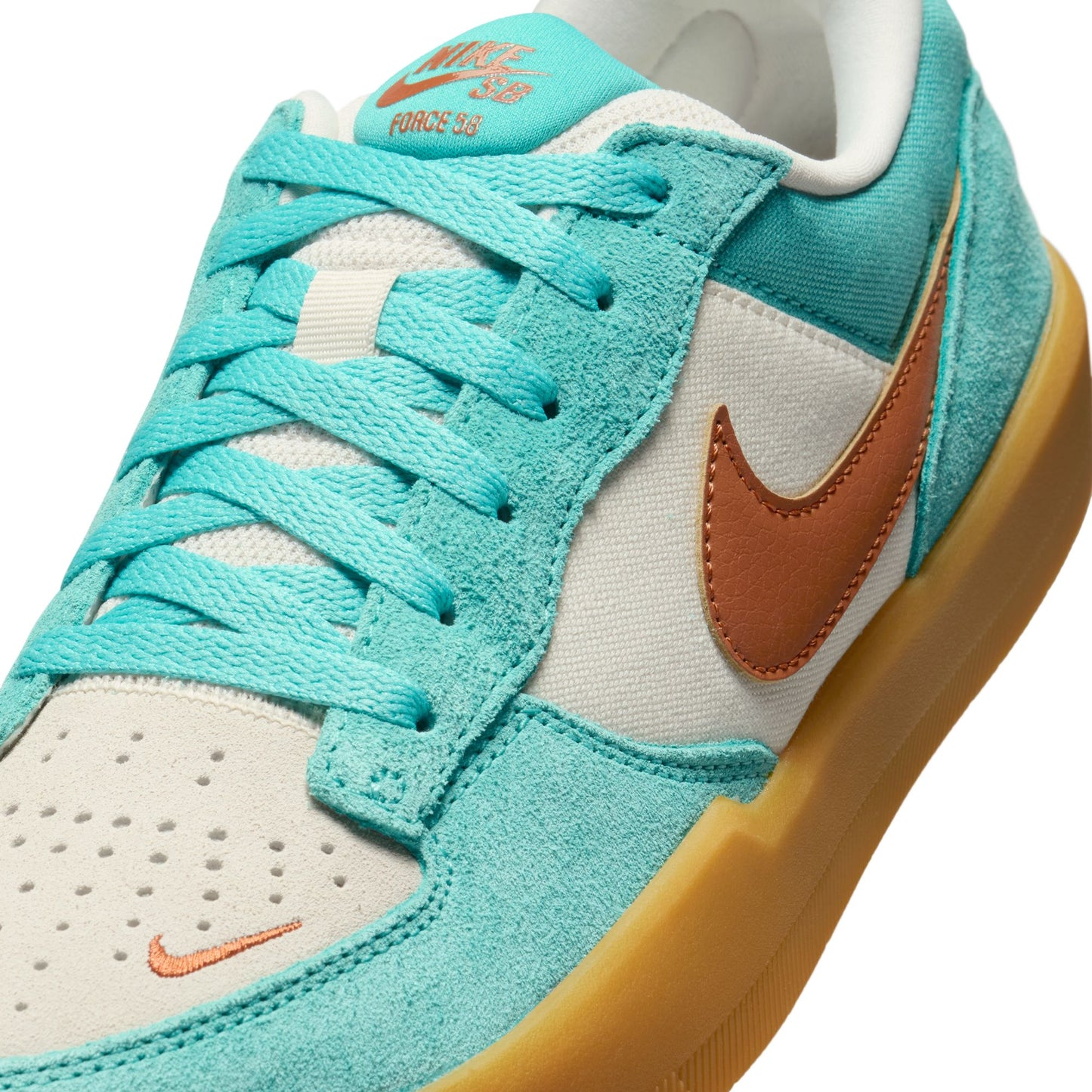 Nike SB Force 58 Green Forest Dark Russet Phantom Shoes