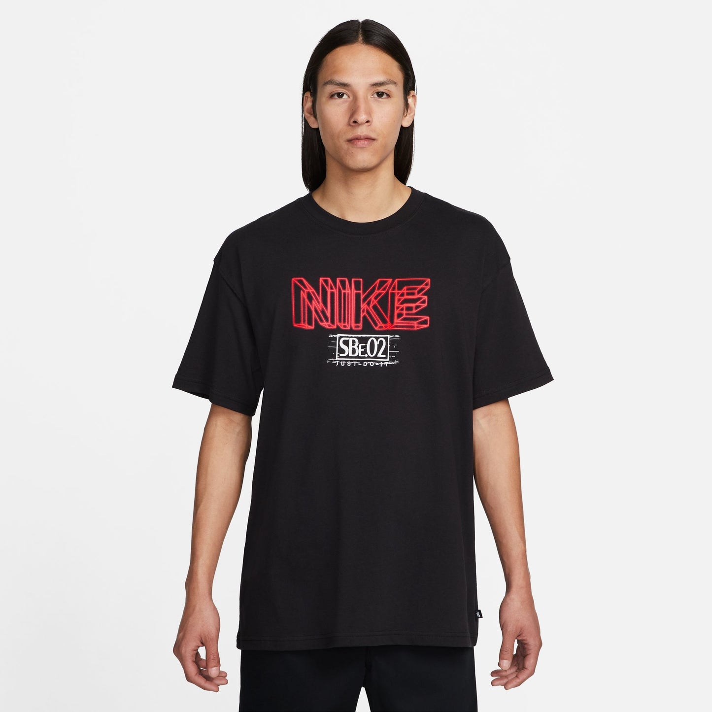 Nike SB Logo Skate T-Shirt Black