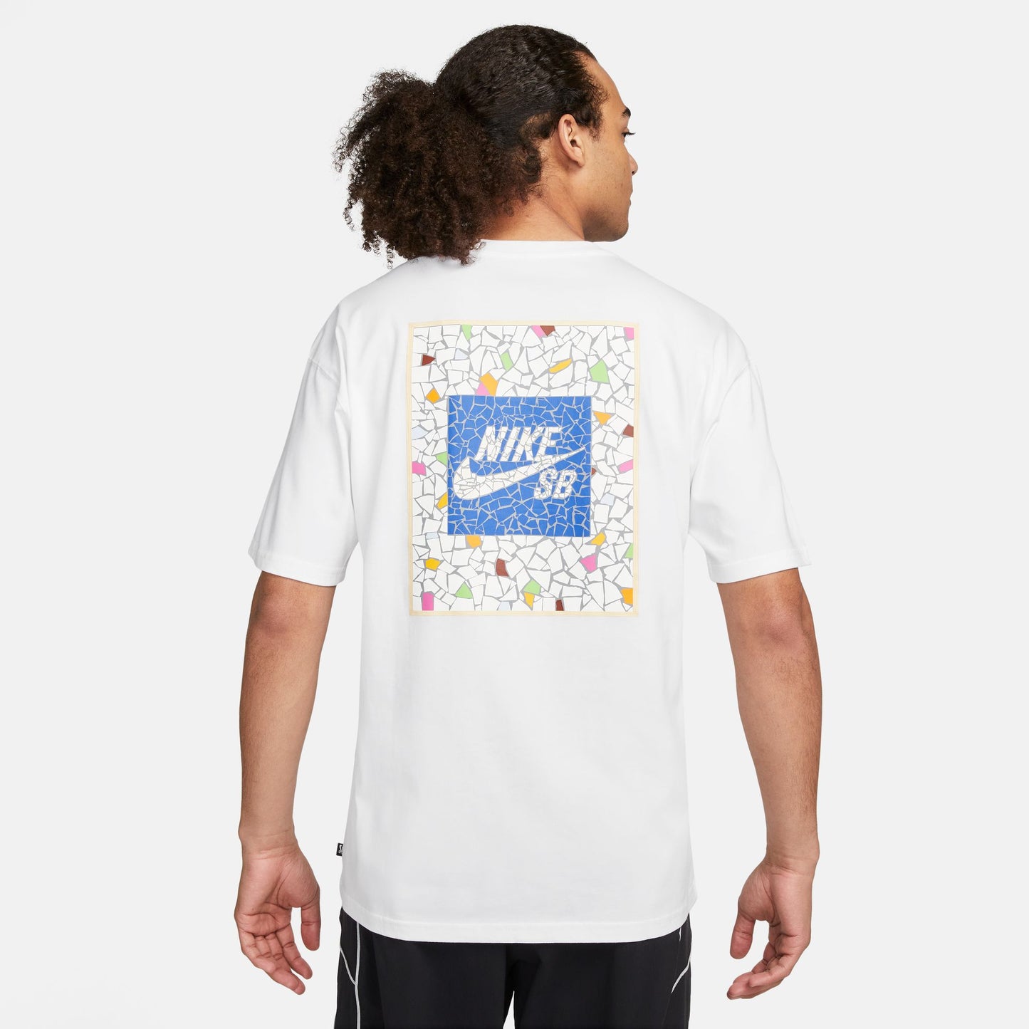 Nike SB Mosaic Skate T-Shirt White