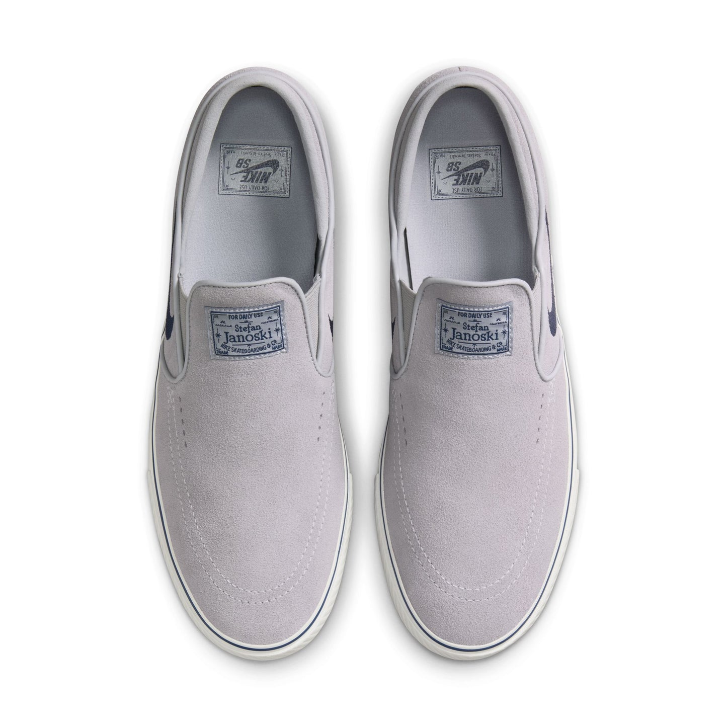 Nike SB Zoom Janoski+ Slip Wolf Grey Navy Shoes