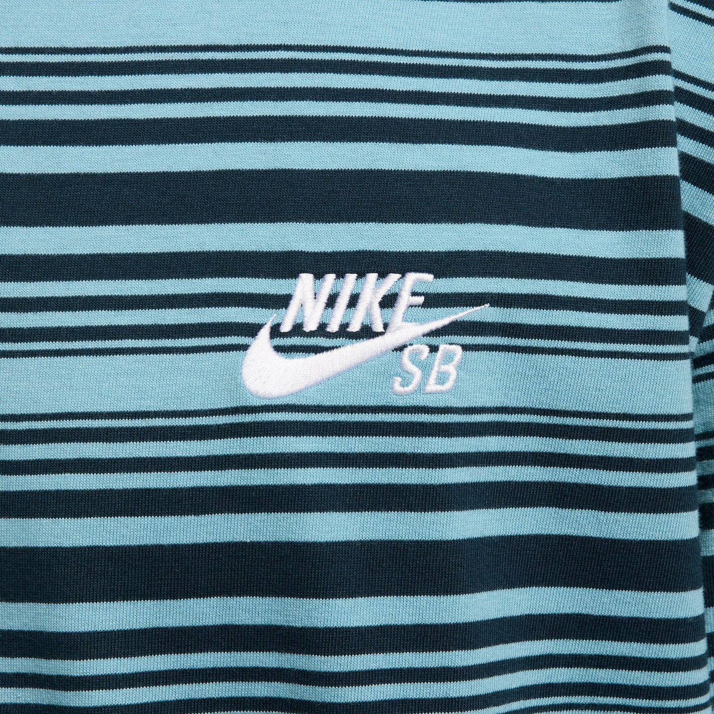 Nike SB Shirt Yuto Max90 Denim Turquoise Striped