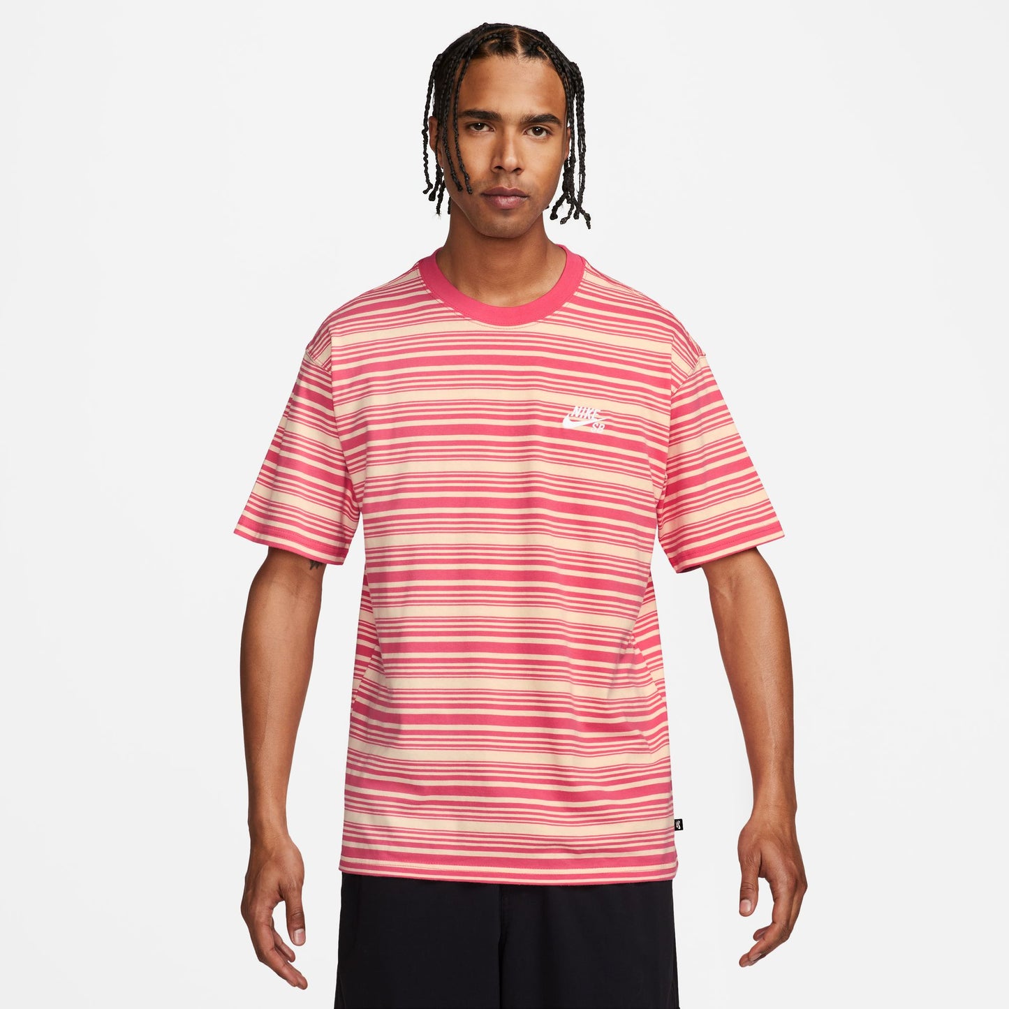 Nike SB Shirt Yuto Max90 Guava Ice White Striped