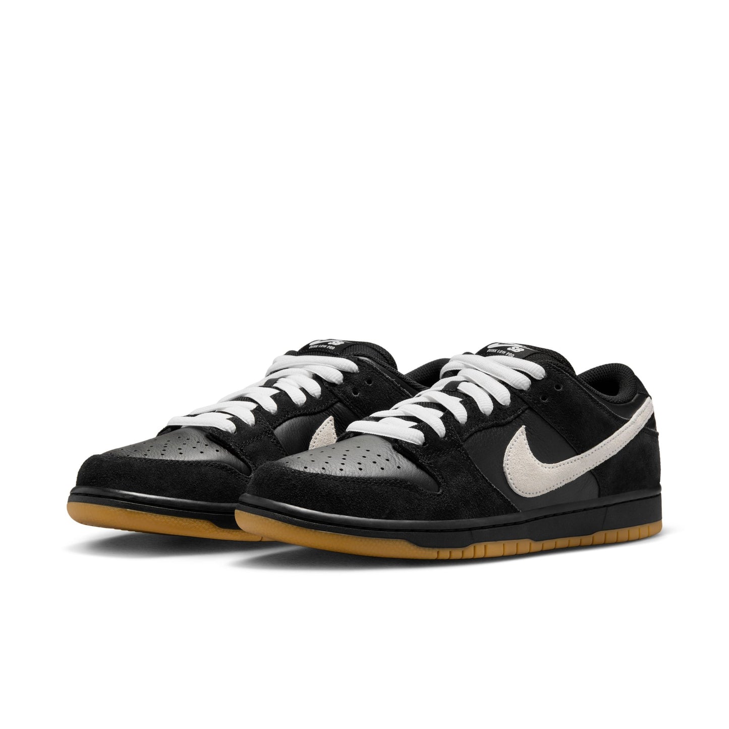 Nike SB Dunk Low Pro Black White Gum Shoes