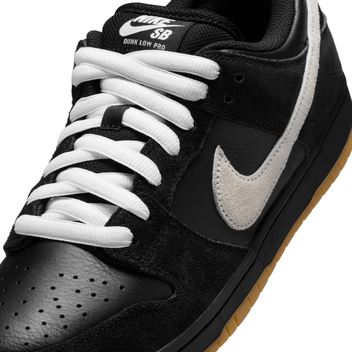 Nike SB Dunk Low Pro Black White Gum Shoes