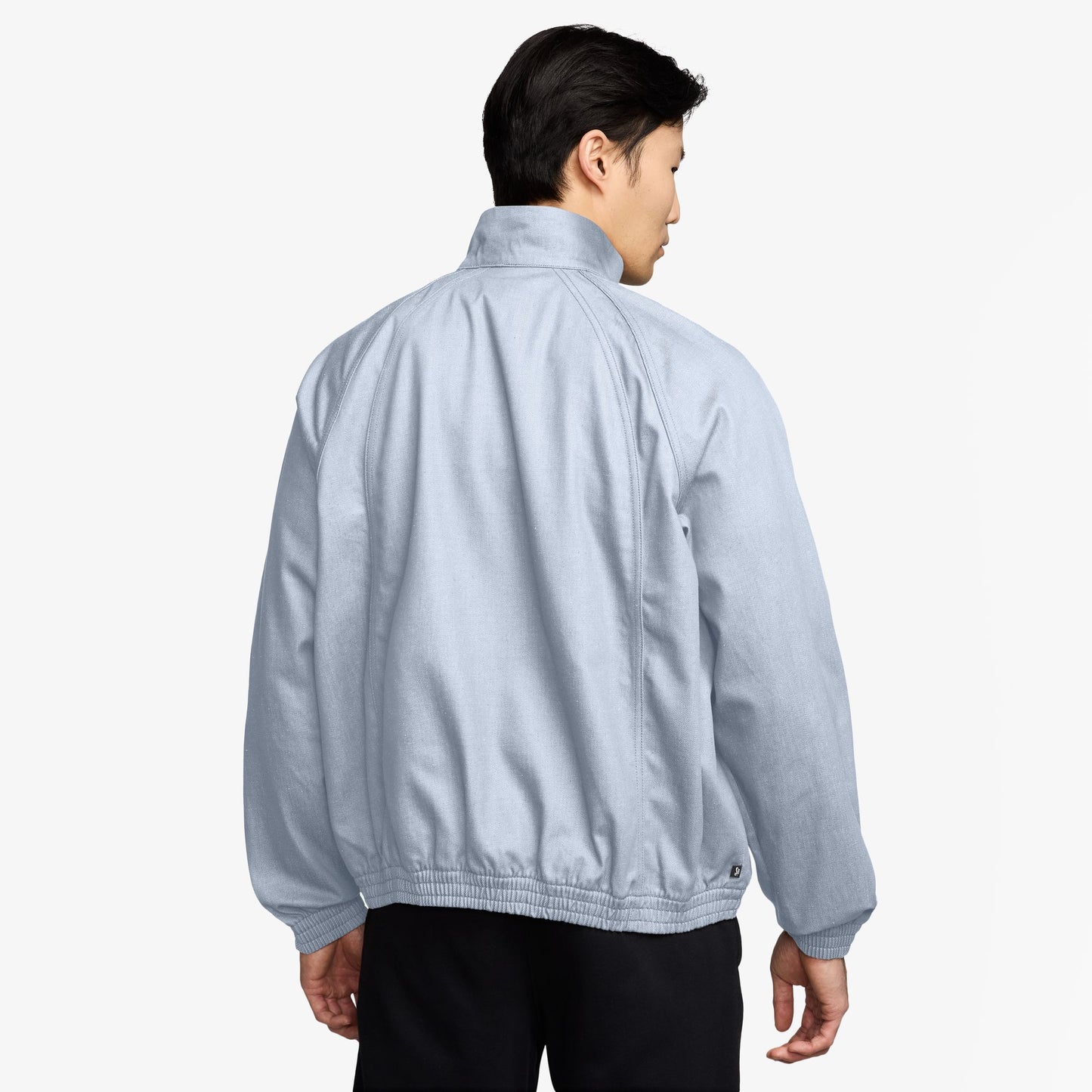 Nike SB Denim Full-Zip Track Jacket Grey White