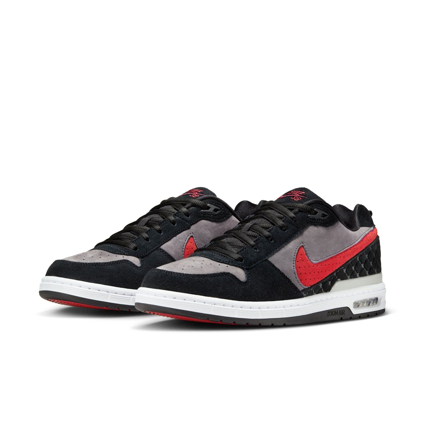 Nike SB Zoom Air Low Paul Rodriguez Black Varsity Red Flint Grey