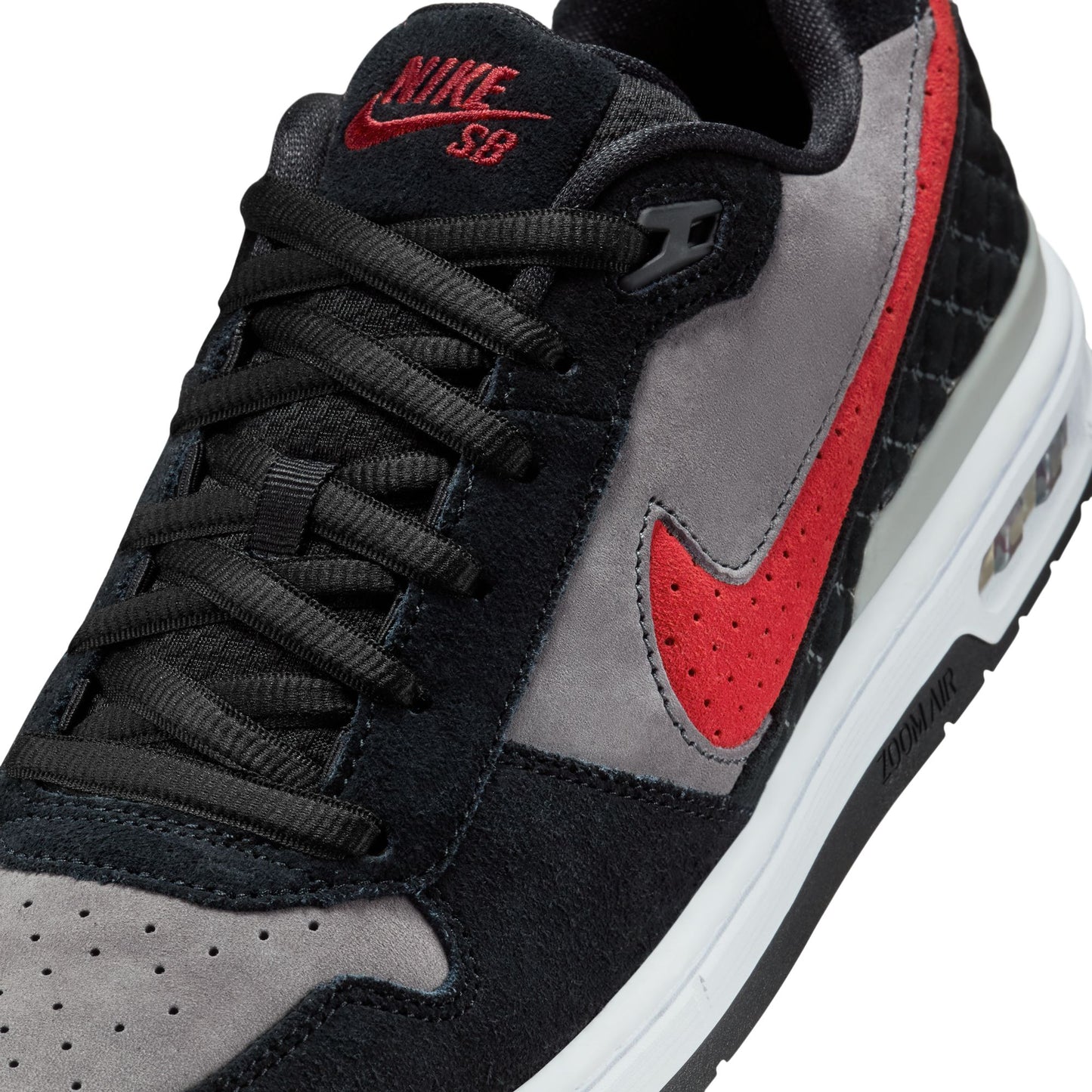 Nike SB Zoom Air Low Paul Rodriguez Black Varsity Red Flint Grey