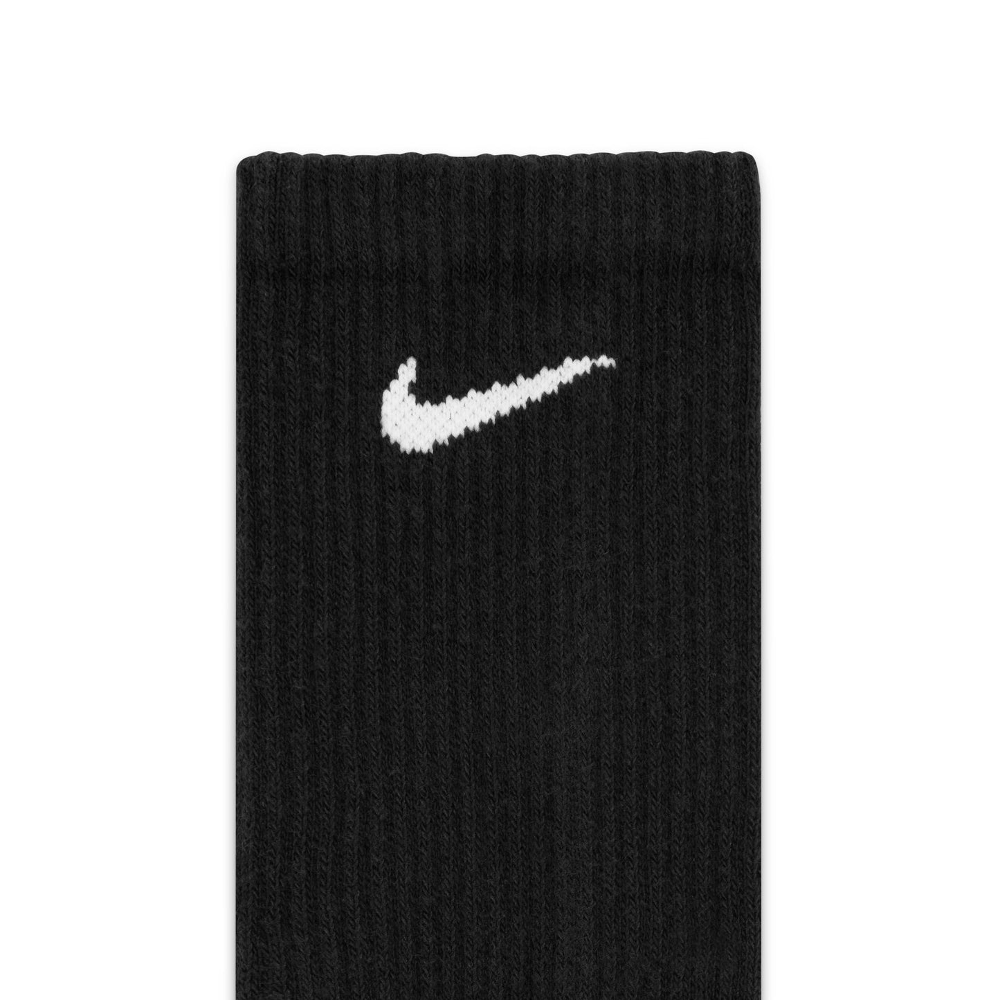 Nike Socks Everyday Plus Cushioned Training Crew Socks (6 Pairs) Black