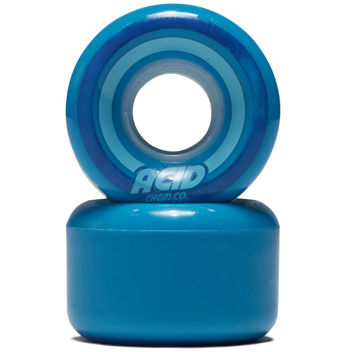 Acid Chemical Wheels Pods Conical 53mm 86A Blue