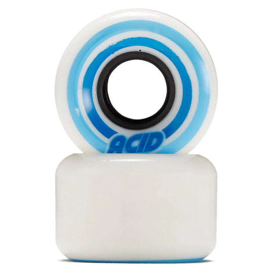 Acid Chemical Wheels Pods Conical 53mm 86A White
