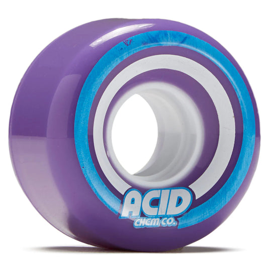 Purple and blue wheel with 'ACID' branding on a white background