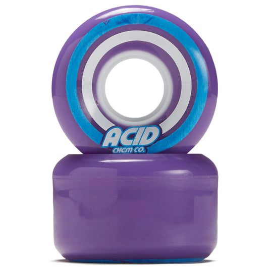 Acid Chemical Wheels Pods Conical 55mm 86A Purple