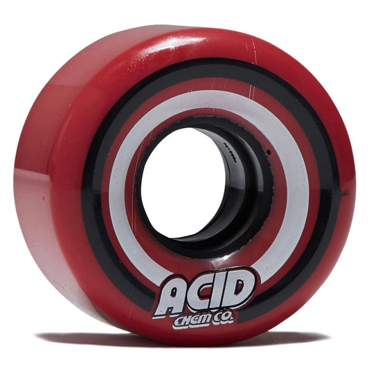 Acid Chemical Wheels Pods Conical 55mm 86A Red