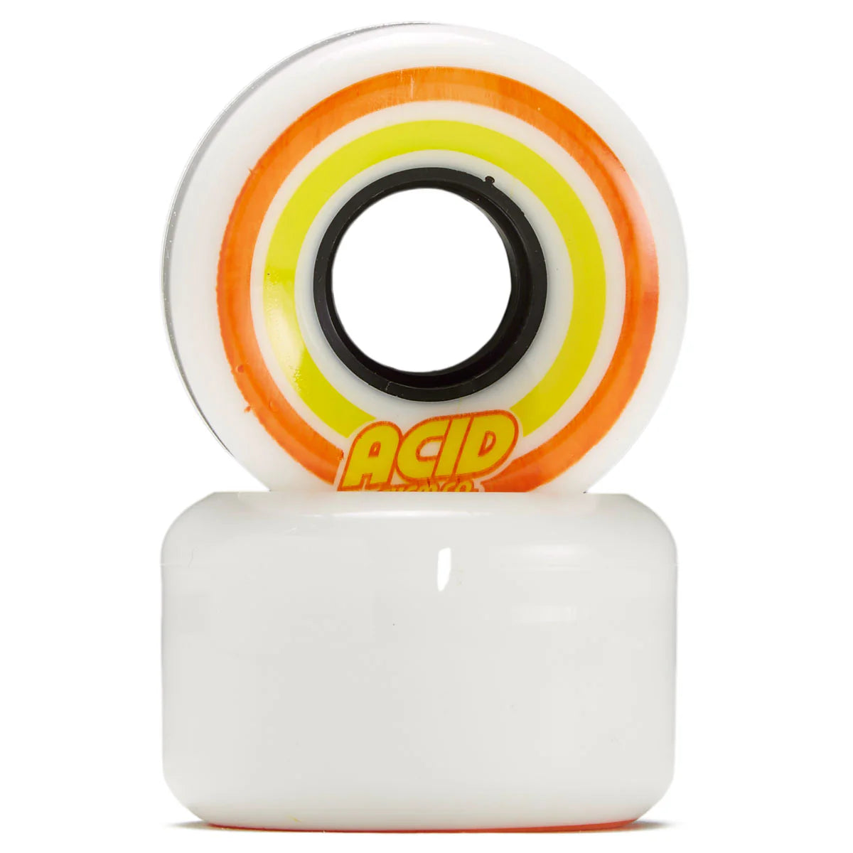Acid Chemical Wheels Pods Conical 55mm 86A White