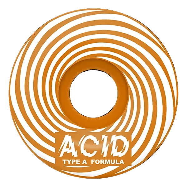 Acid Chemical Wheels Type A Sidecut Swirl 53mm 101A Orange