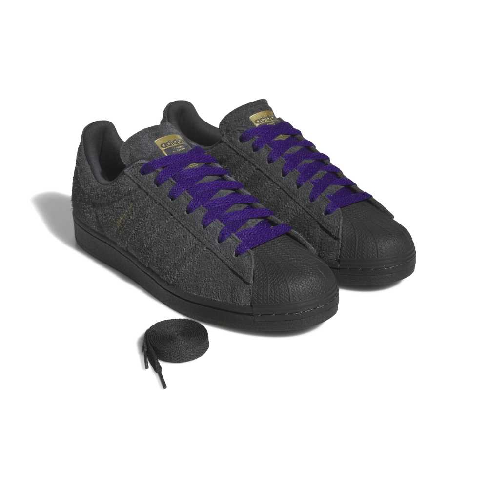 Adidas Skateboarding Shoes Superstar ADV Carbon Collegiate Purple