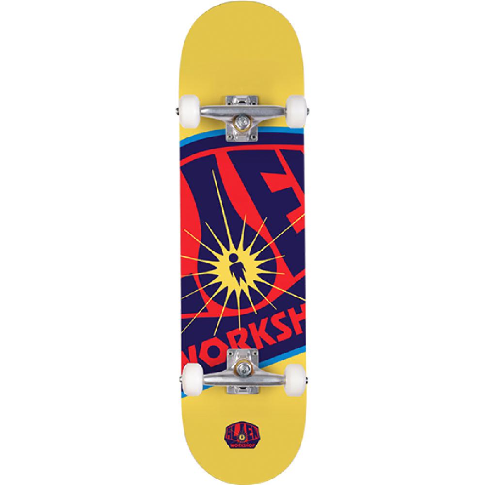 Alien Workshop Complete Skateboard OG Logo Yellow 7.75