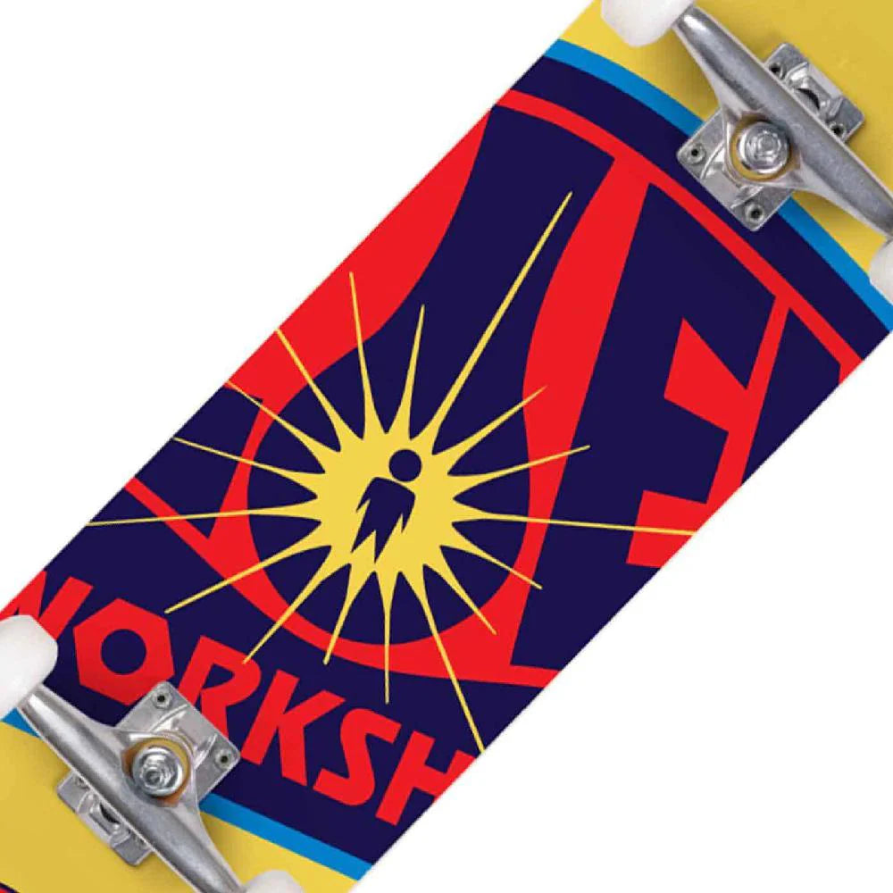 Alien Workshop Complete Skateboard OG Logo Yellow 7.75