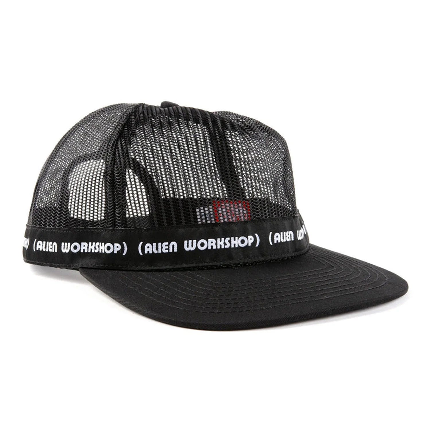 Black mesh cap with Alien Workshop branding on a white background