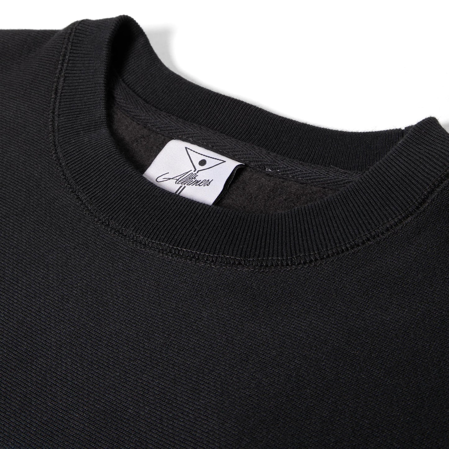 Alltimers Crewneck Heavyweight Spin Cycle Black