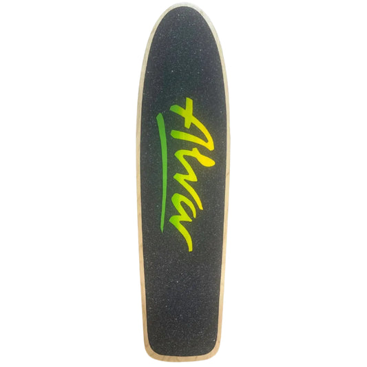 Alva Skateboard Deck 1977 OG Green Yellow Fade 7.75