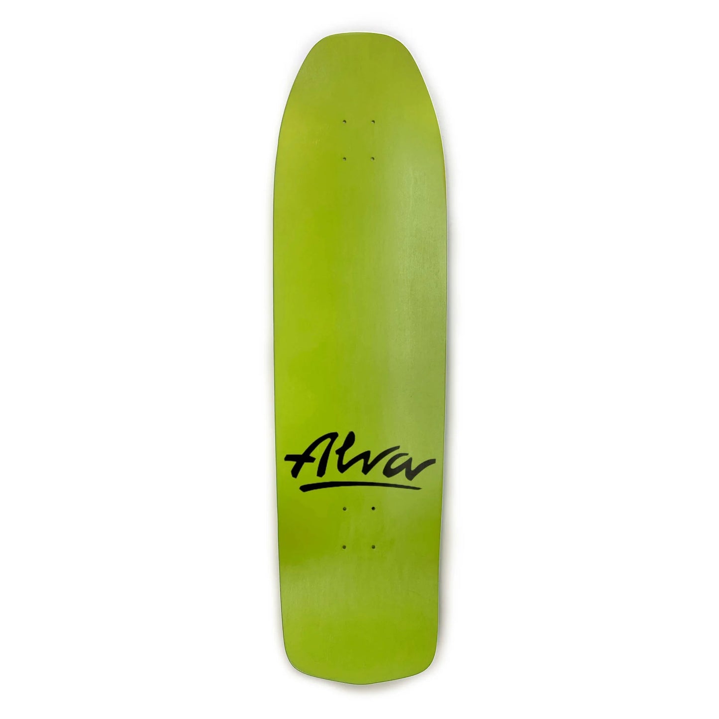 Alva Skateboard Deck Short Stuff Neon Yellow 10.0