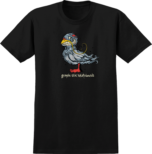 Antihero Shirt Grimple Pigeon Black