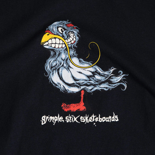 Antihero Shirt Grimple Pigeon Black