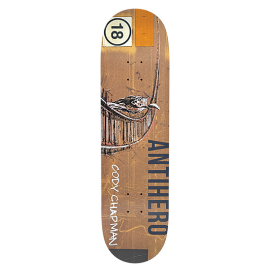 Anti Hero Skateboard Deck Chapman Intermodal 8.5