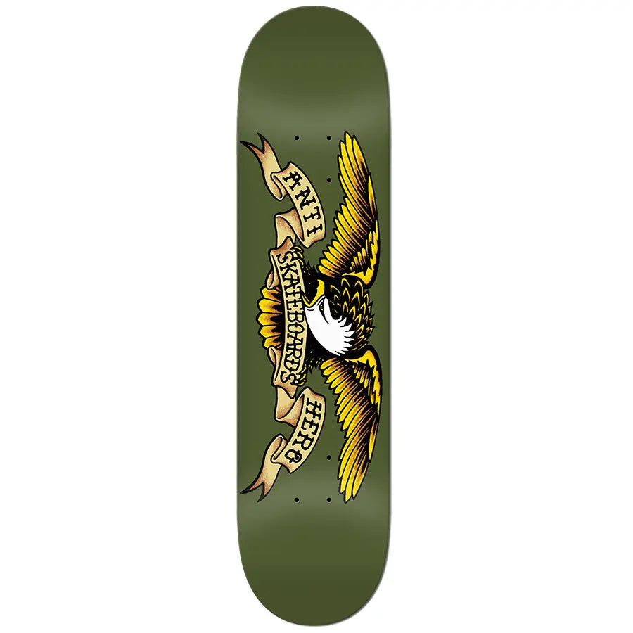 Anti Hero Skateboard Deck Classic Eagle Green 8.38