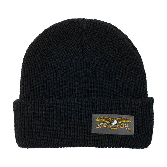 Antihero Beanie Full Label Cuff Black