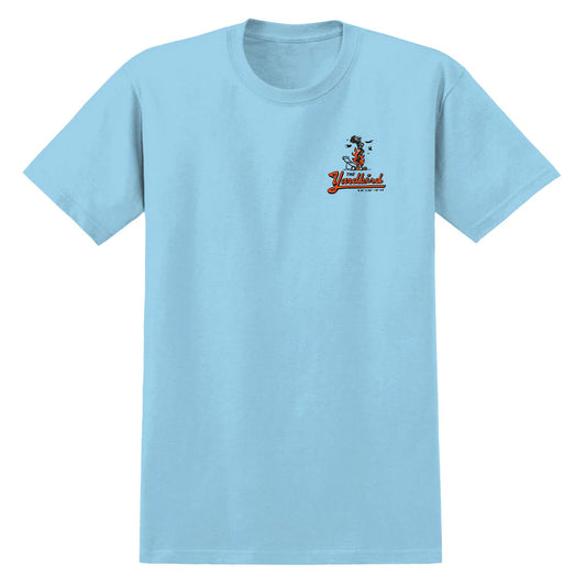 Antihero Shirt Jalopi Yardbird Heather Light Blue