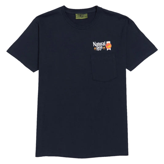 Antihero Shirt Natty Revs Pocket Tee Navy