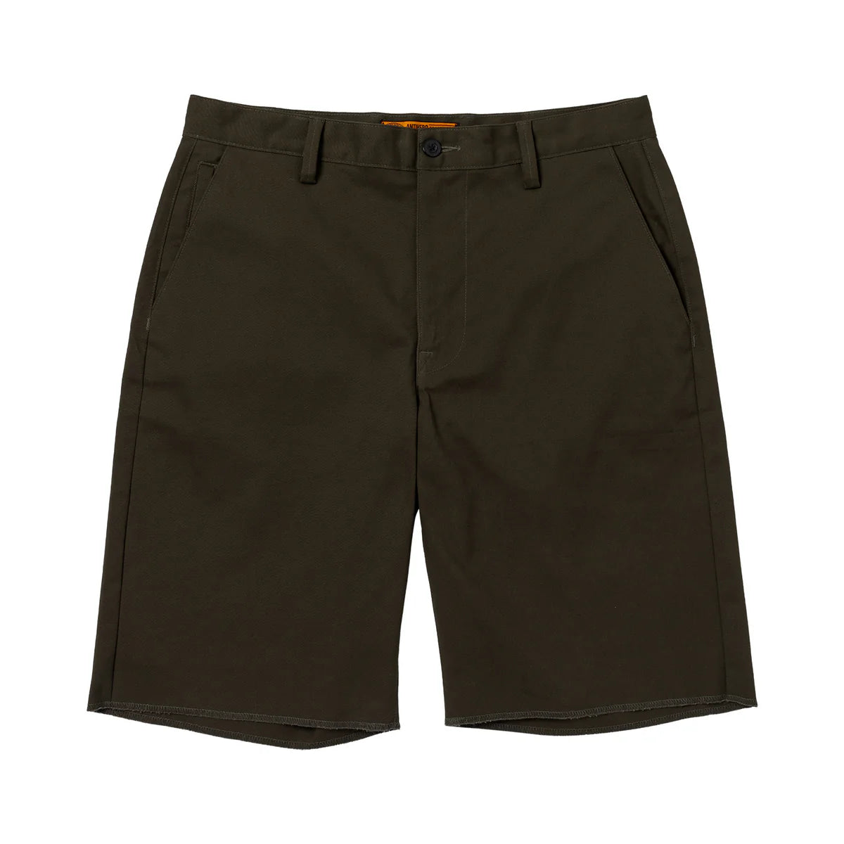dark green shorts on a white background
