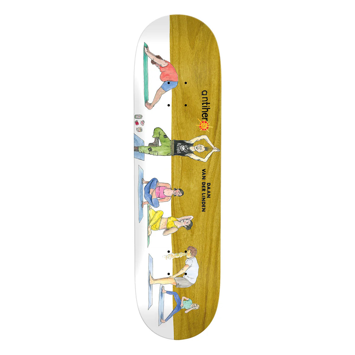 Antihero Skateboard Deck Daan I Farted In Yoga Class 8.38