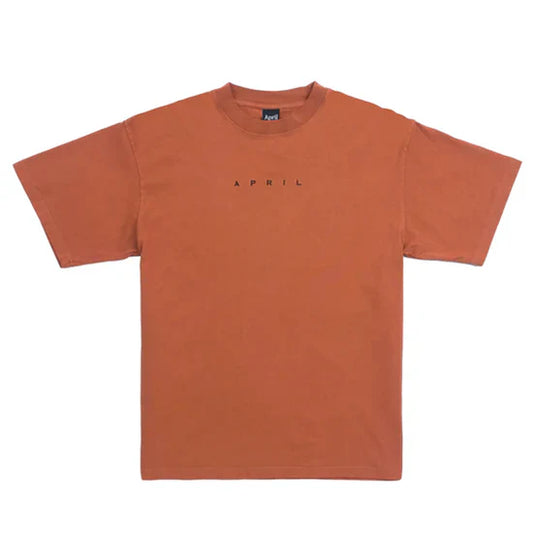 April Shirt Embroidered Logo Orange