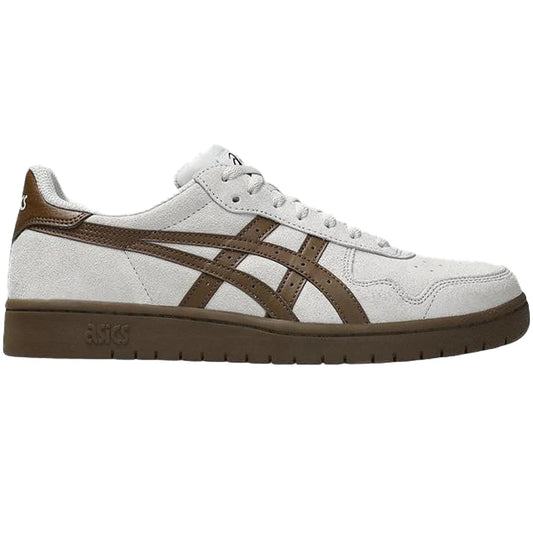 White and brown sneaker on a white background