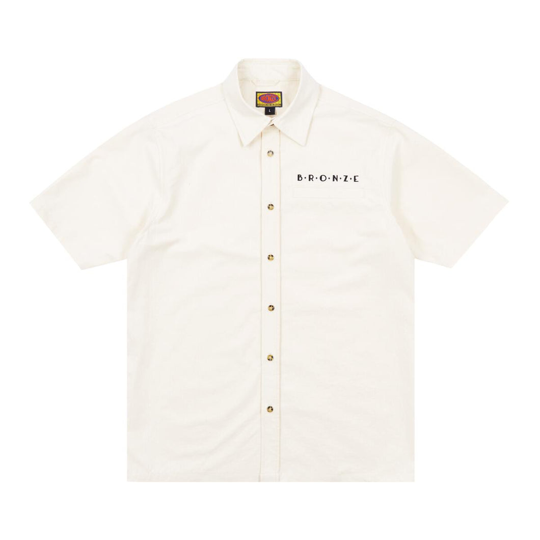 Bronze 56K Ripstop Button Up - Ivory