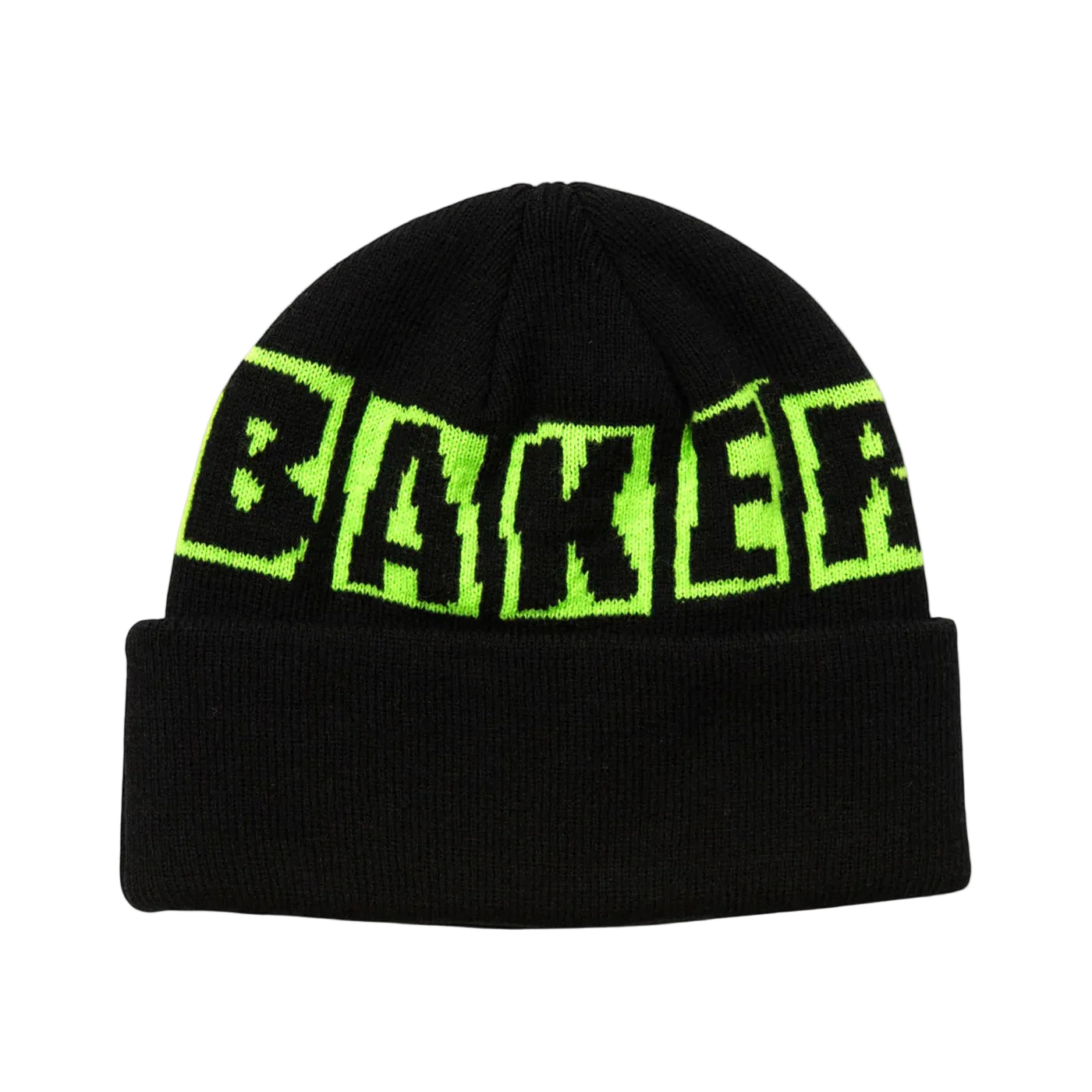 Baker Beanie Logo Black Green
