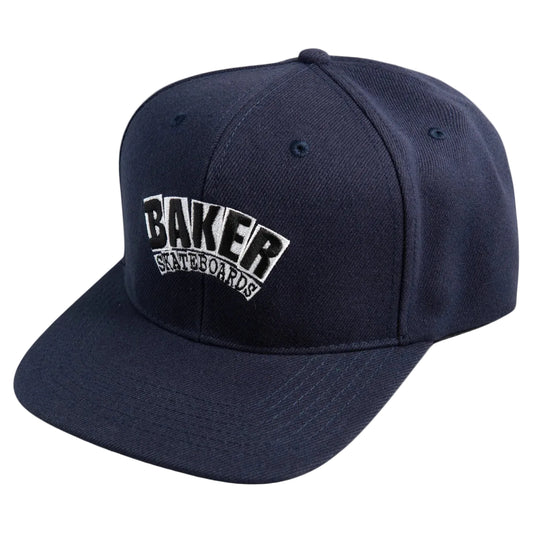 Baker Hat Arch Logo Snapback Navy
