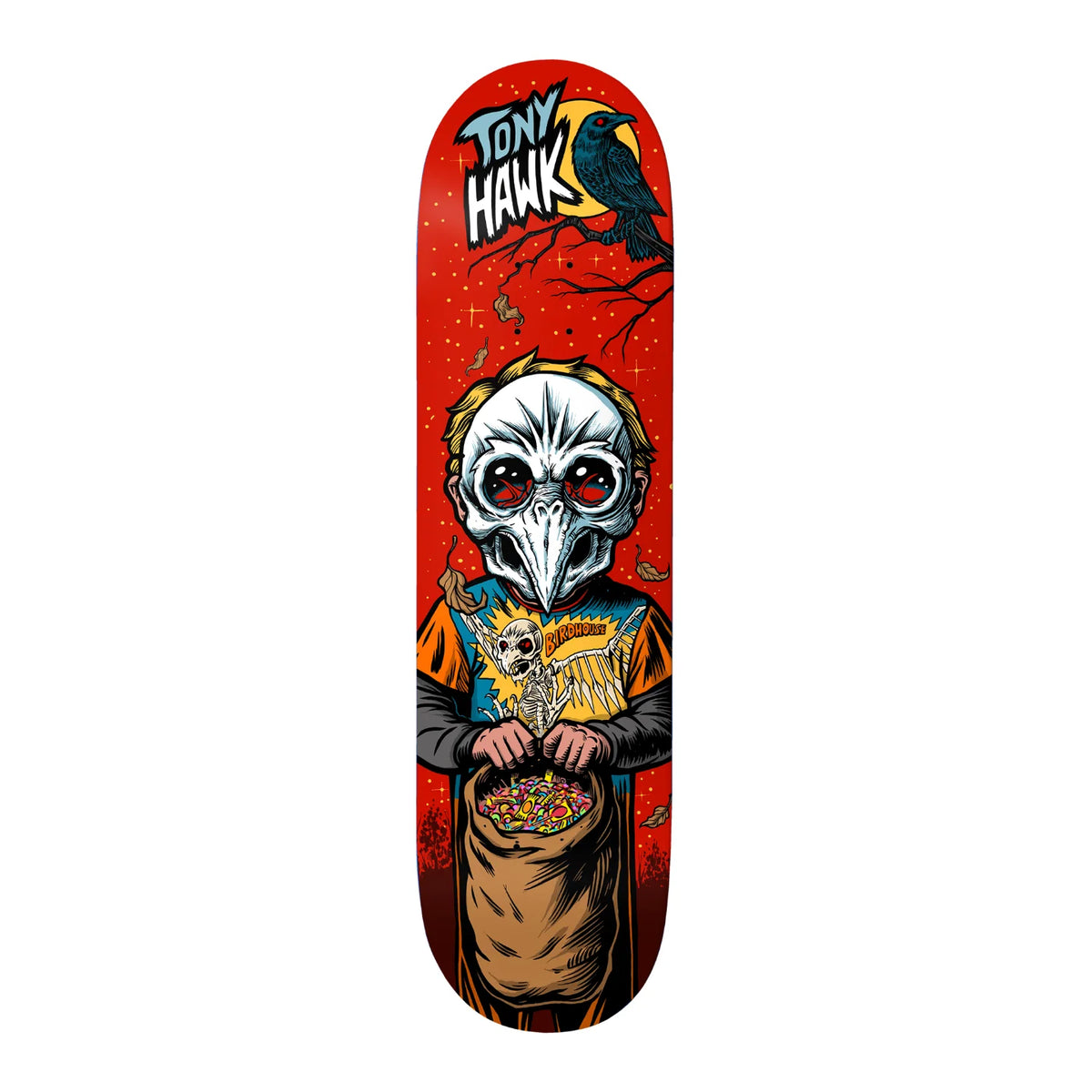 Birdhouse Skateboard Deck Hawk Hallows Eve 8.125