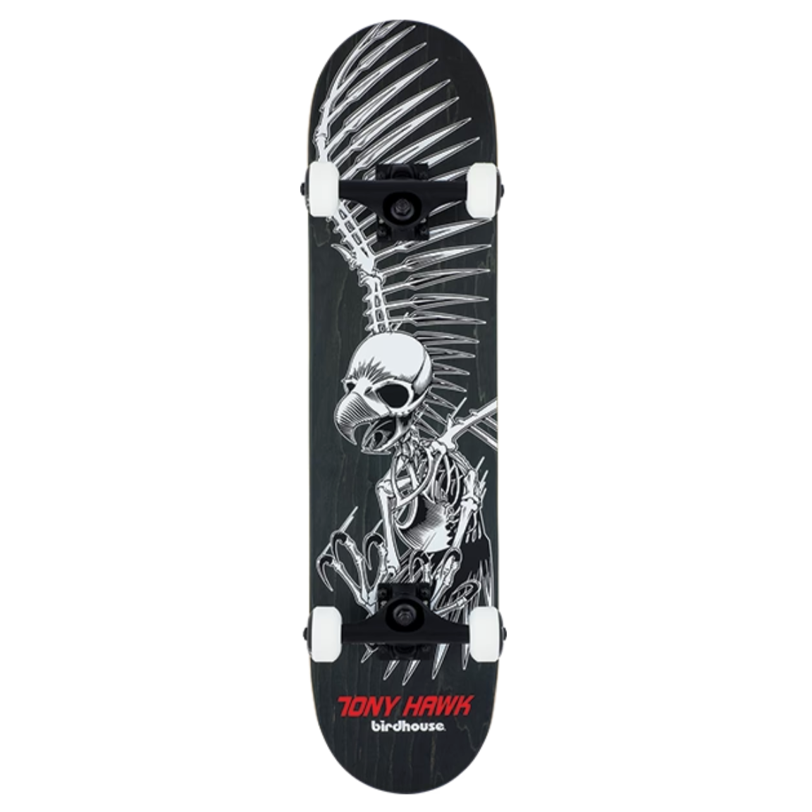 Birdhouse Complete Skateboard Hawk Full Skull Black 8.0