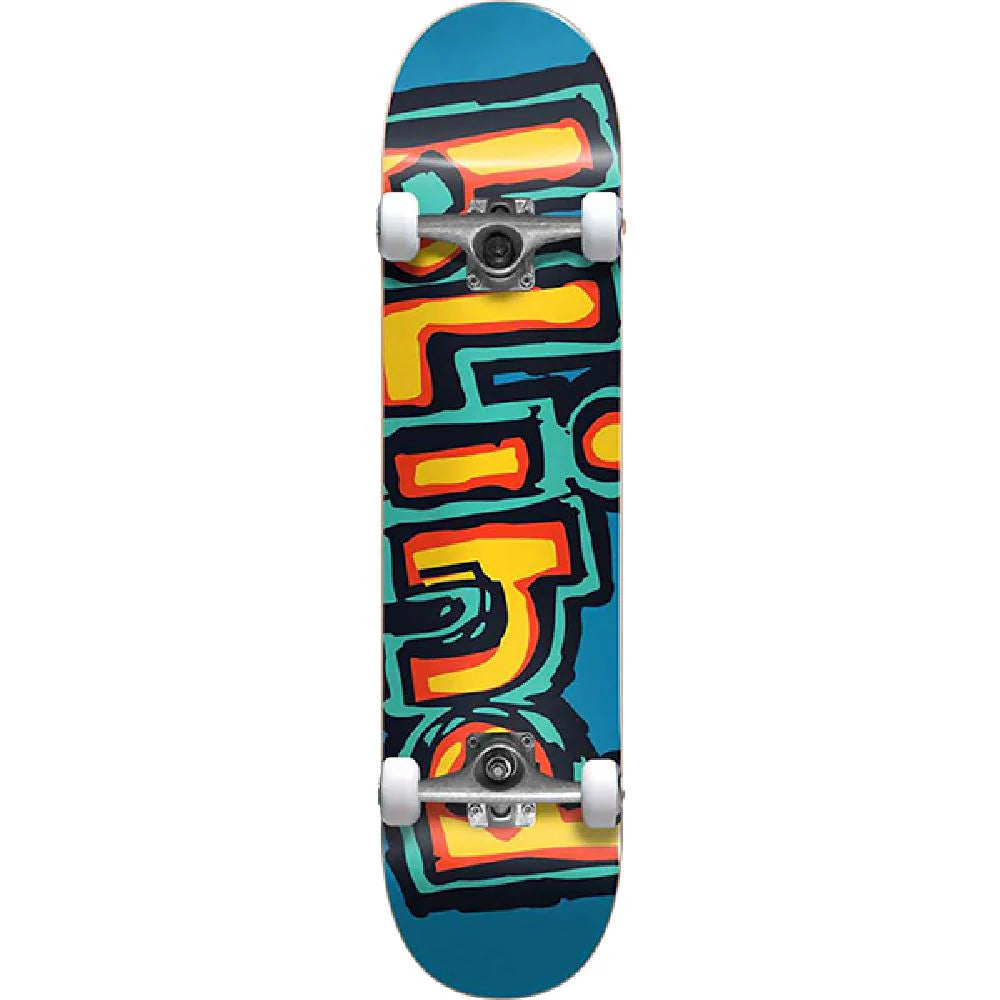 Blind Complete Skateboard Matte OG Logo Bright Red Teal 7.75